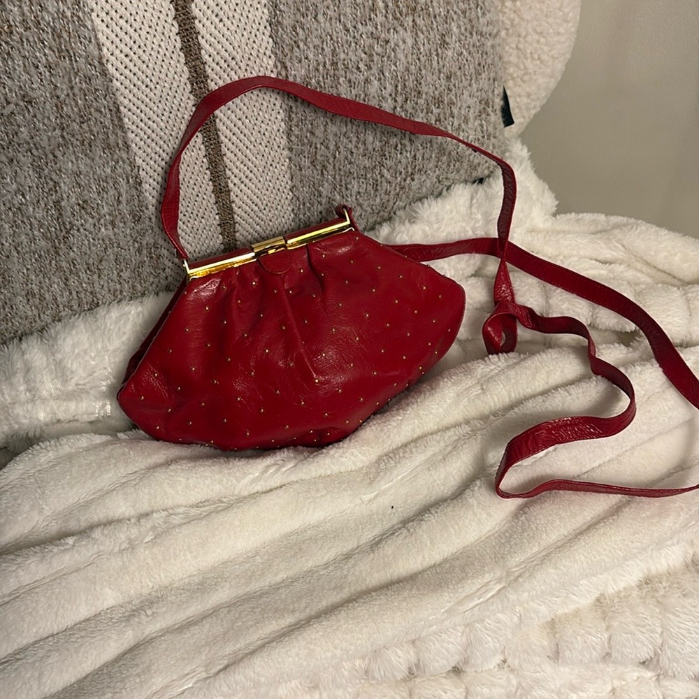 Rare Vintage Stuart Weitzman Red Clutch/bag - Picture 4 of 6